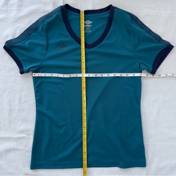 Umbro | Women's Teal V-Neck Soccer Jersey | US M - Picture 5 of 5